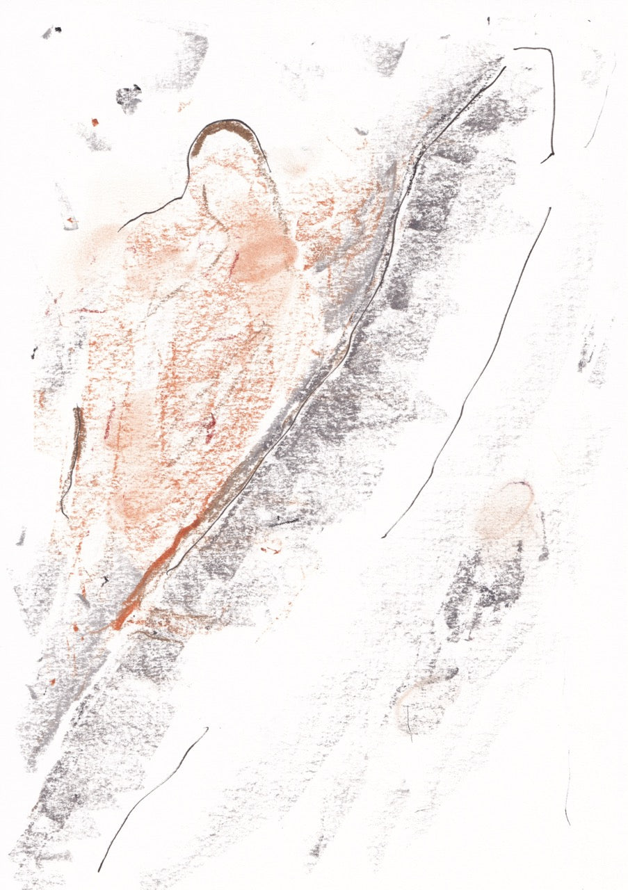 Man and woman with rock