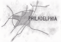 Map of Philadelphia, Pennsylvania