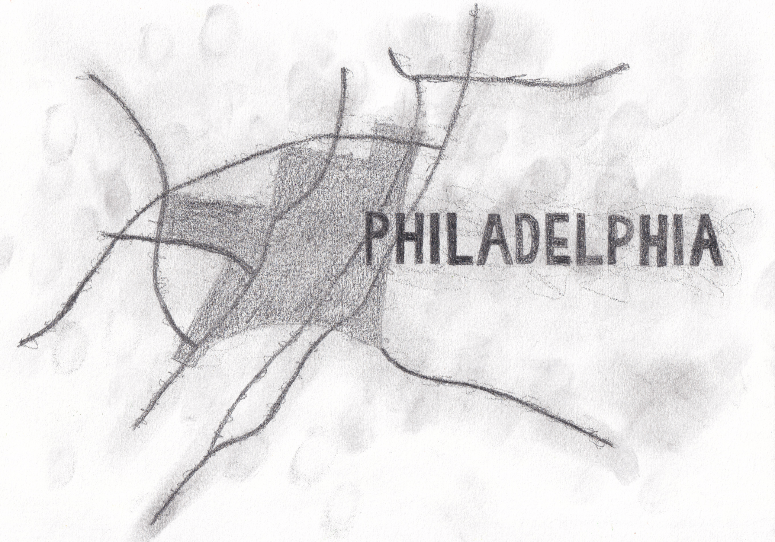 Map of Philadelphia, Pennsylvania