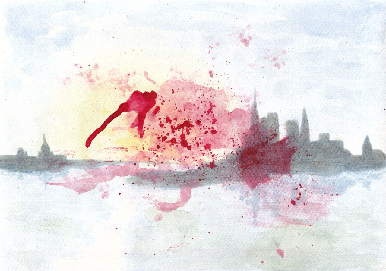 Sunrise with Nosebleed (after Turner)