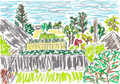 View from deck at home, end of spring